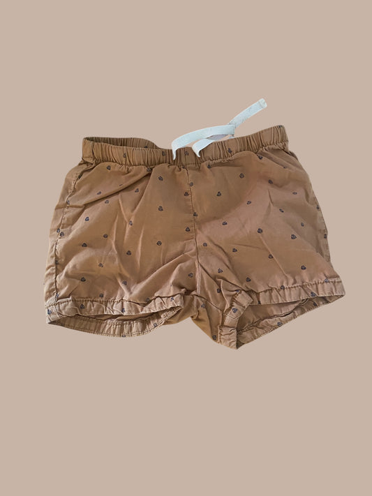 Light brown cotton shorts 12-18m | H&M