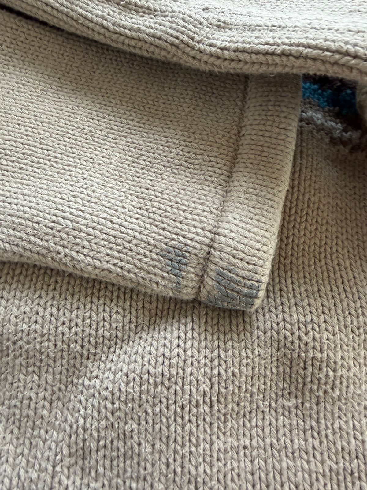 Brown pima cotton knit sweater 5Y | Tea Collection