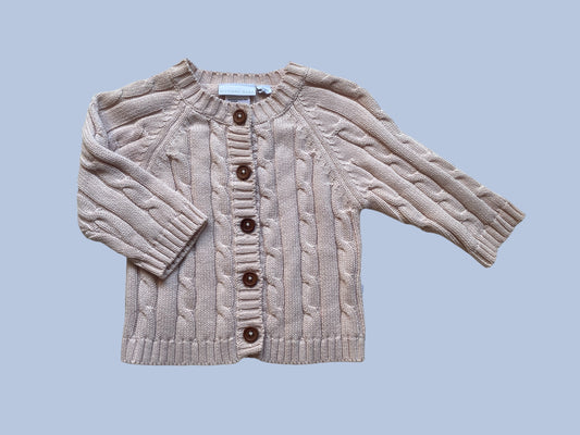 Rose cotton cardigan 6m | Elegant Baby