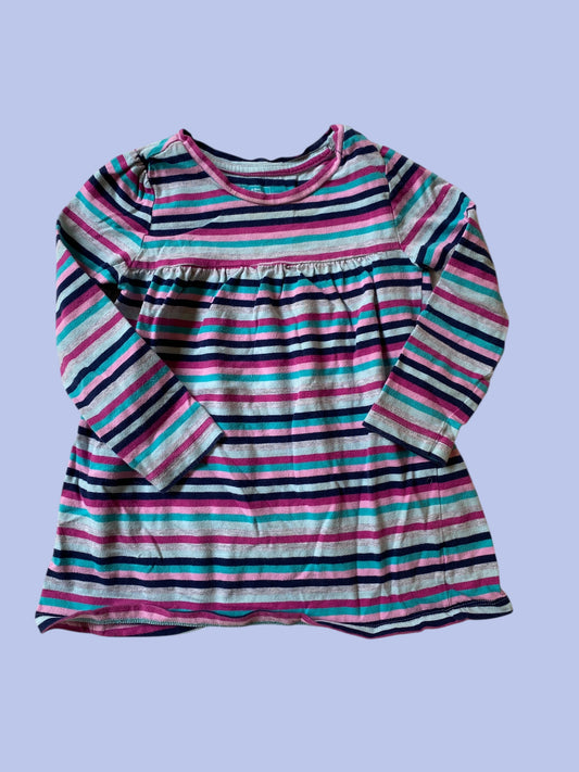 Striped cotton dress 3Y | Gap