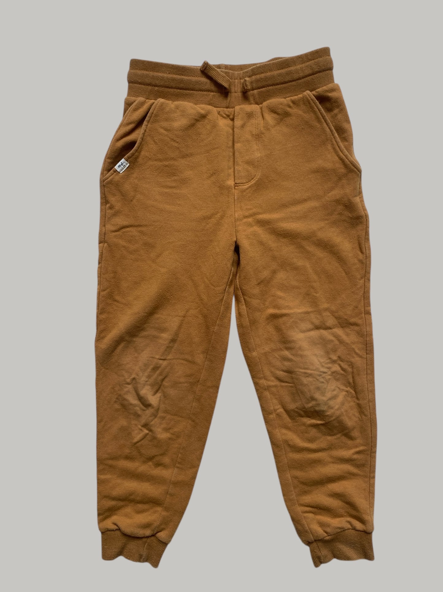 Ochre organic cotton joggers 5Y | Miles the Label