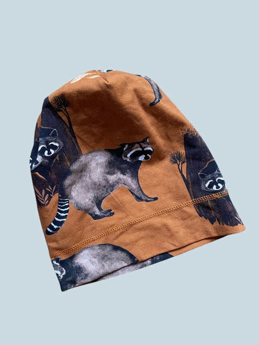 Organic cotton raccoon beanie 1-3Y (51/53) | Walkiddy