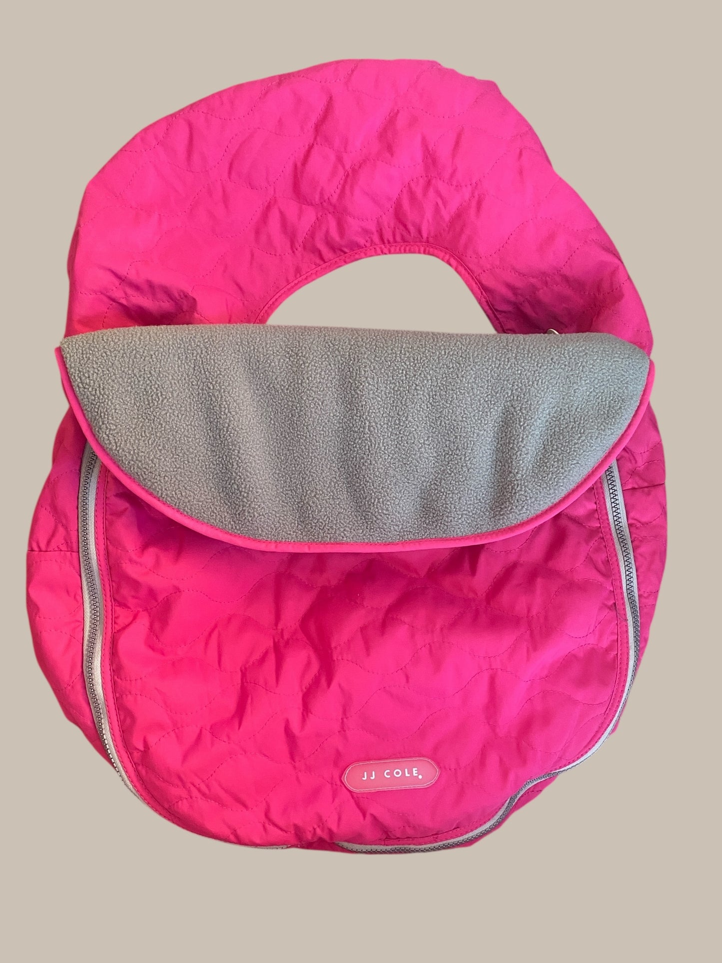 Pink baby car seat cover | J.J. Cole