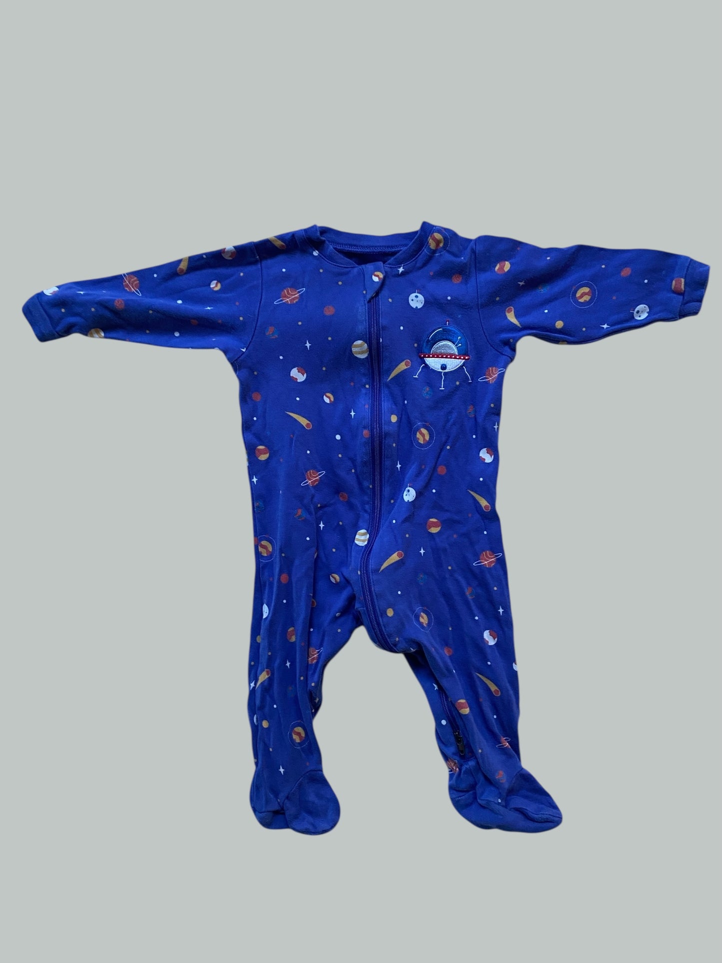 Cotton 2-way zip space sleeper 6m | Tuffy