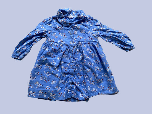 Flower cotton dress 12-24m | Gap