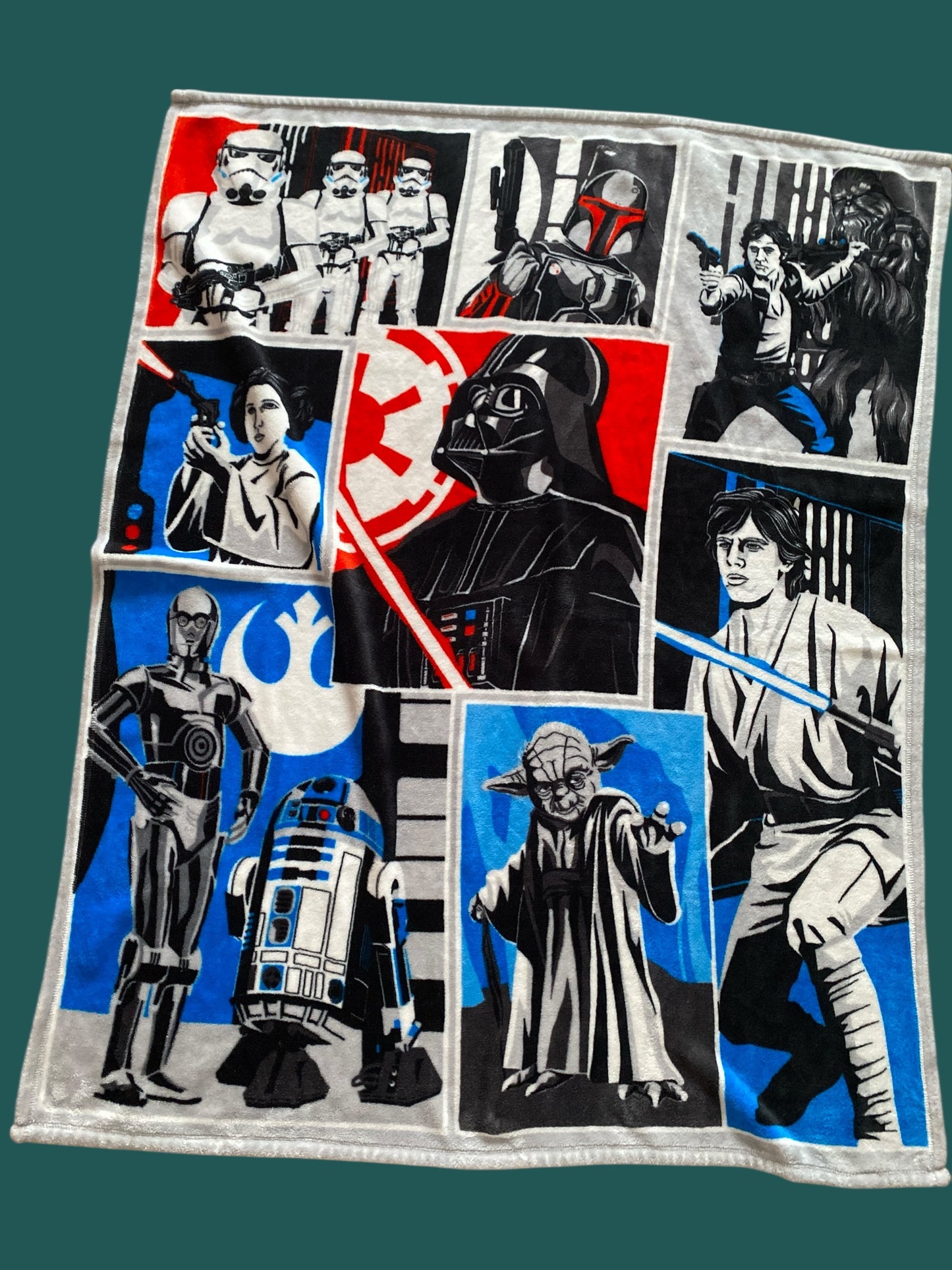 Star Wars fleece throw blanket