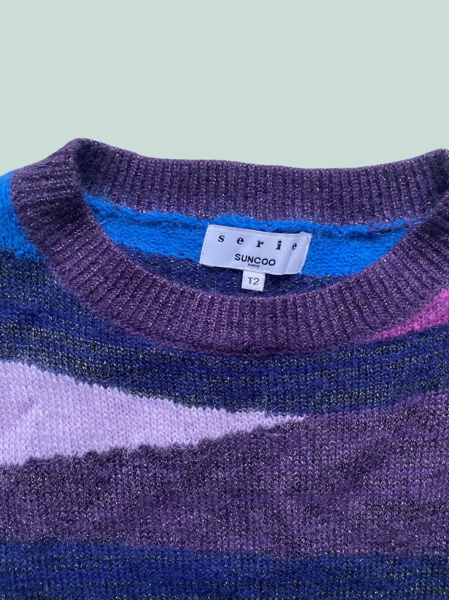 Merino/mohair blend sweater women's medium (T2) | Suncoo Paris