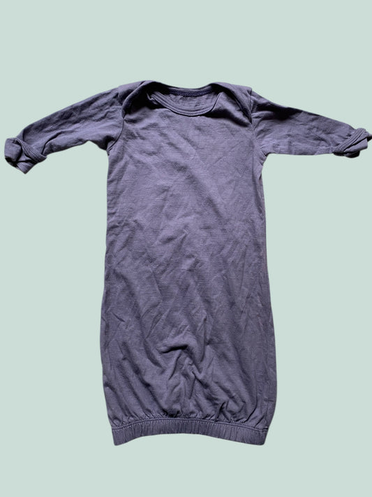 Violet organic cotton sleep gown 0-5m | Mini Mioche