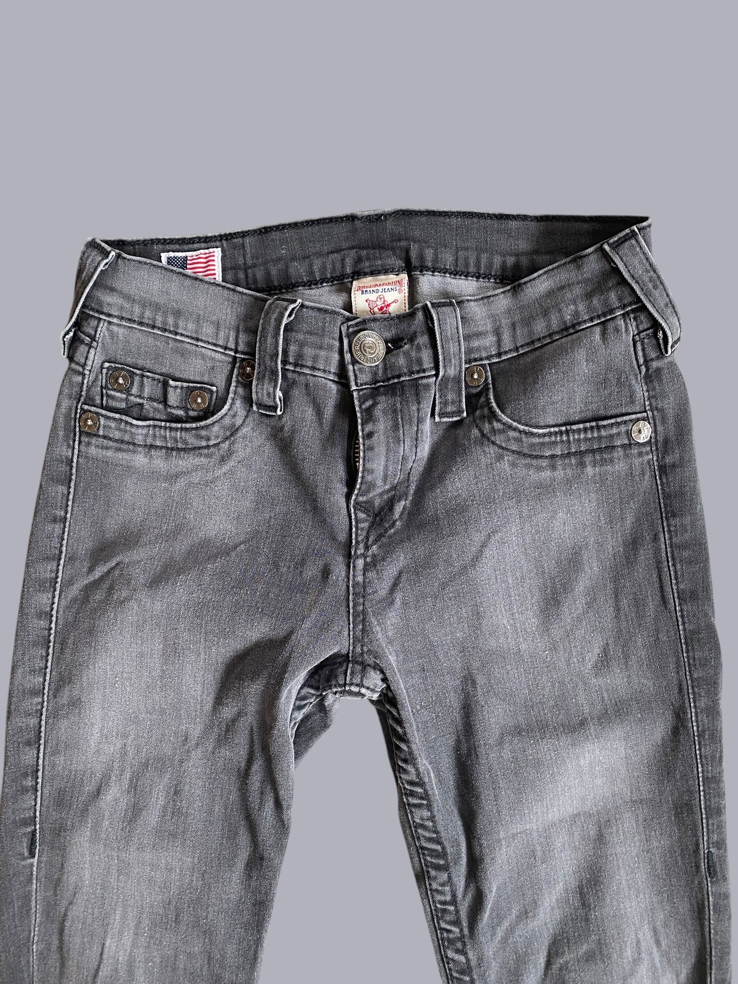 Grey jeans size 26 adult - Made in the USA | True Religion