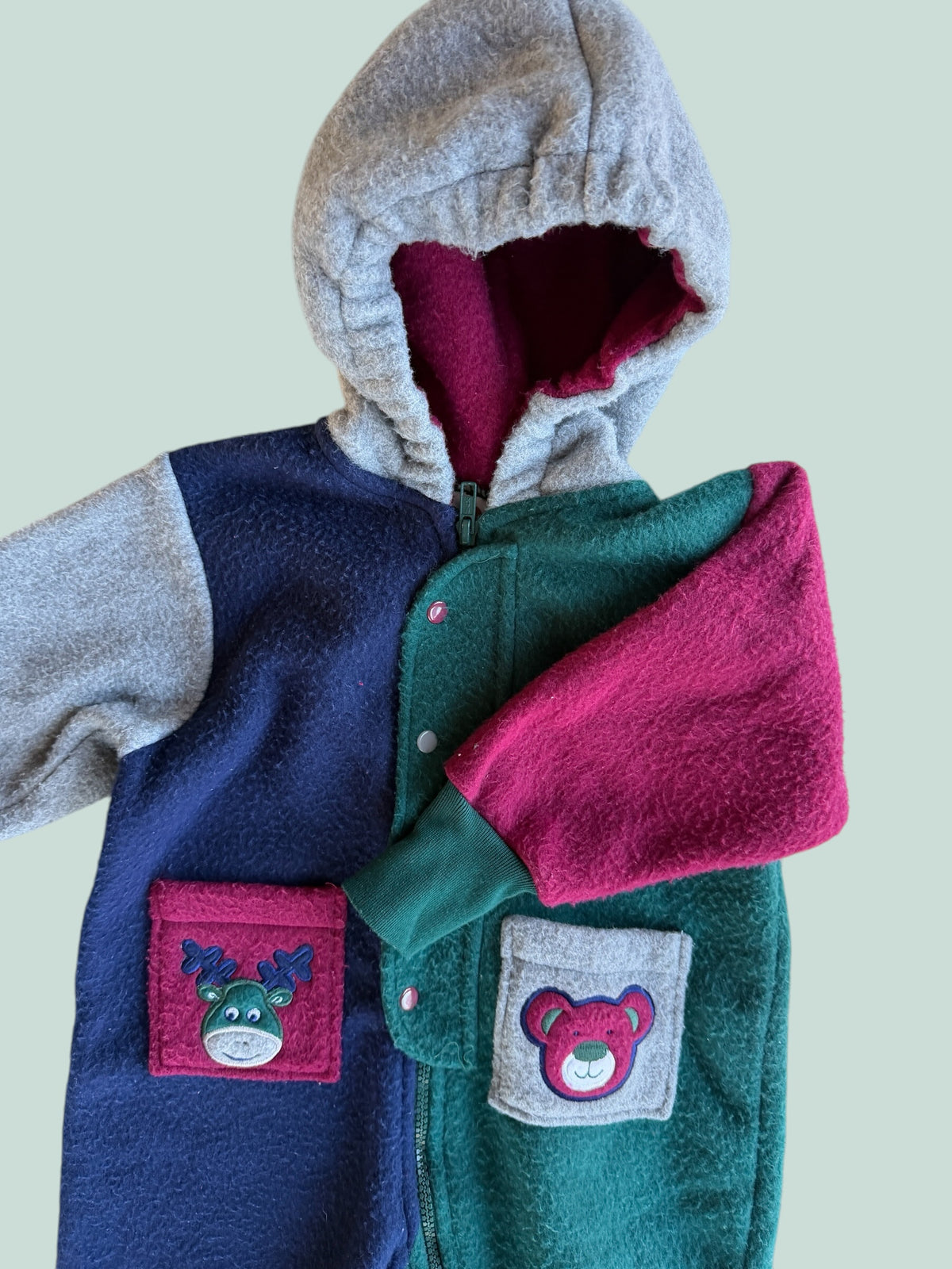 Super soft vintage fleece suit 24m |  Bébé Eaton
