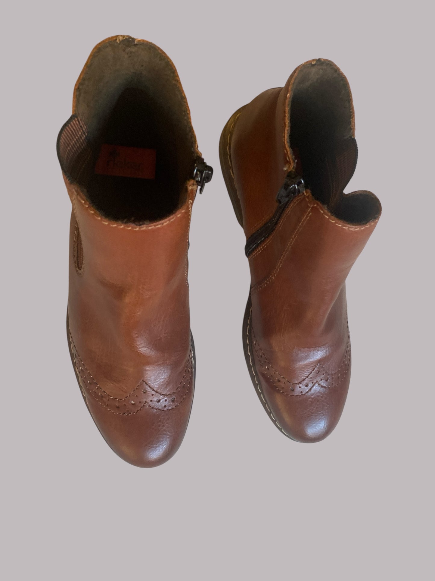 Faux leather Chelsea boots women's 7 US (38) | Rieker