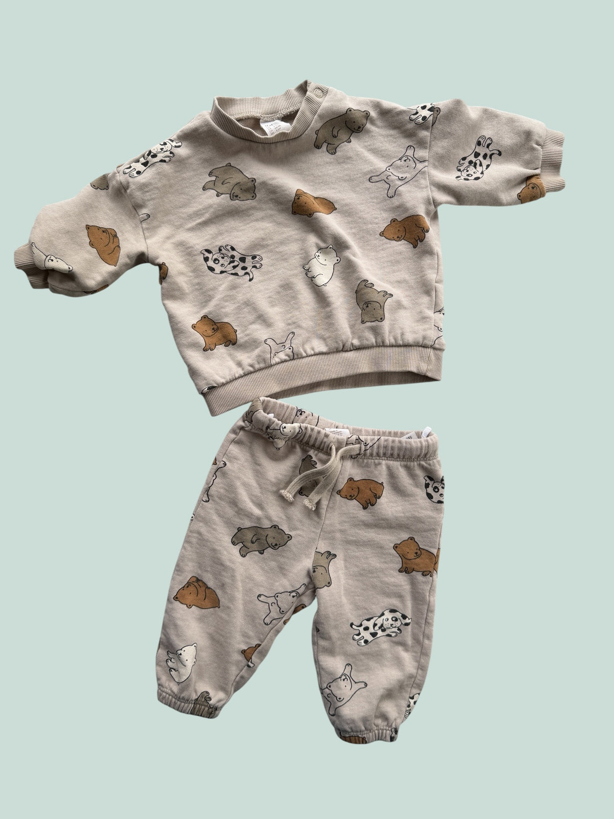 Cotton sweater and jogger set 6m | H&M
