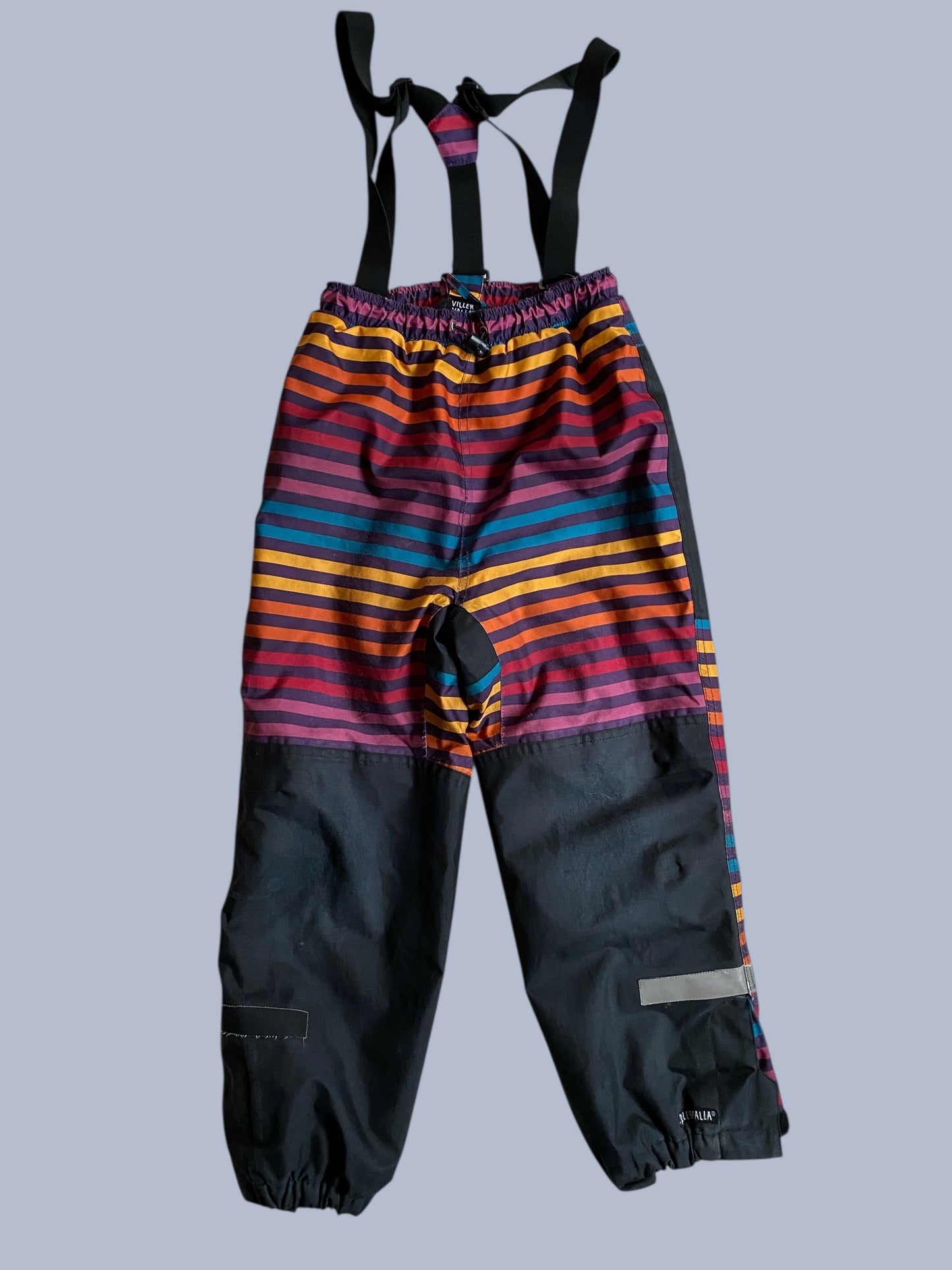 Striped winter snowpants 7-9Y (128) | Villervalla