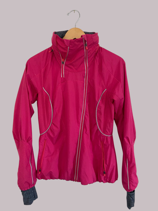 Hot pink running jacket women's 6US | Lululemon