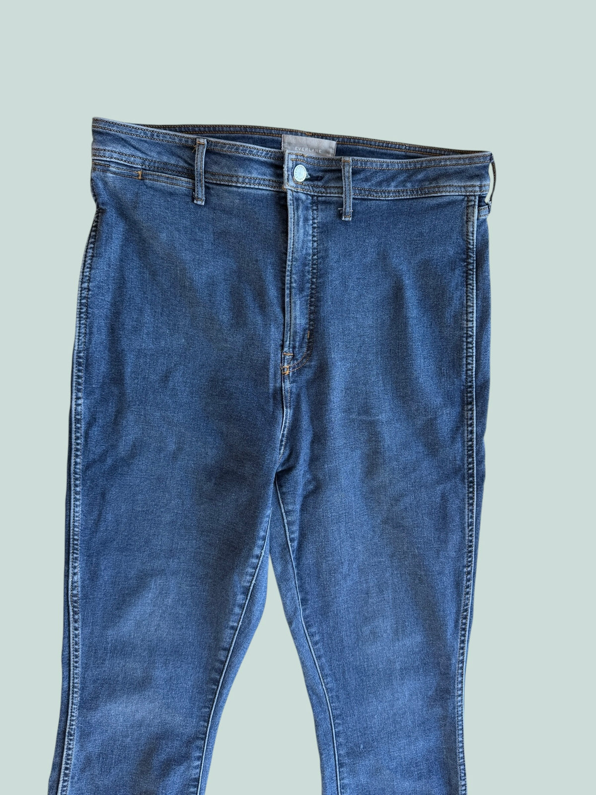 Organic cotton blend stretchy high waist jeans 33US women's | Everlane