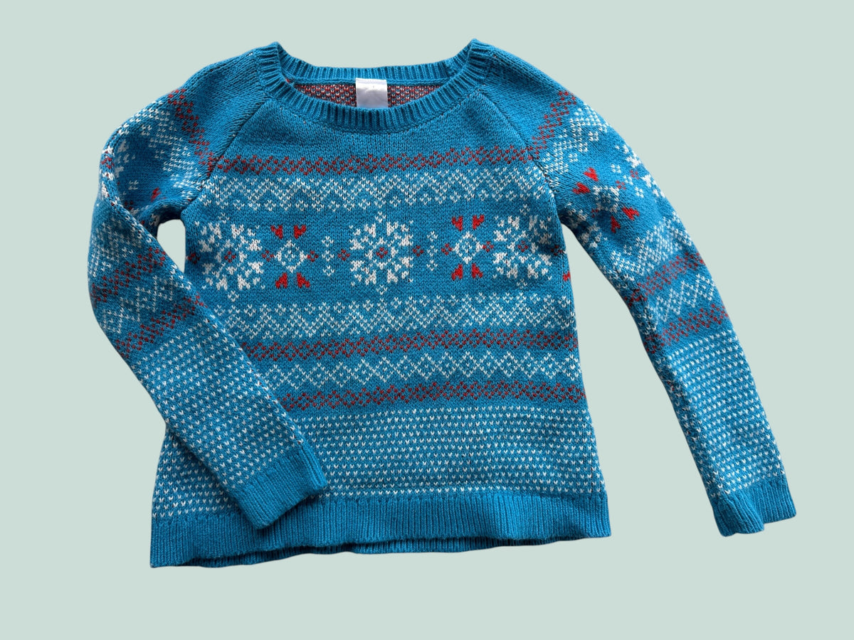 Cotton blend knit sweater 5Y | Nordstrom