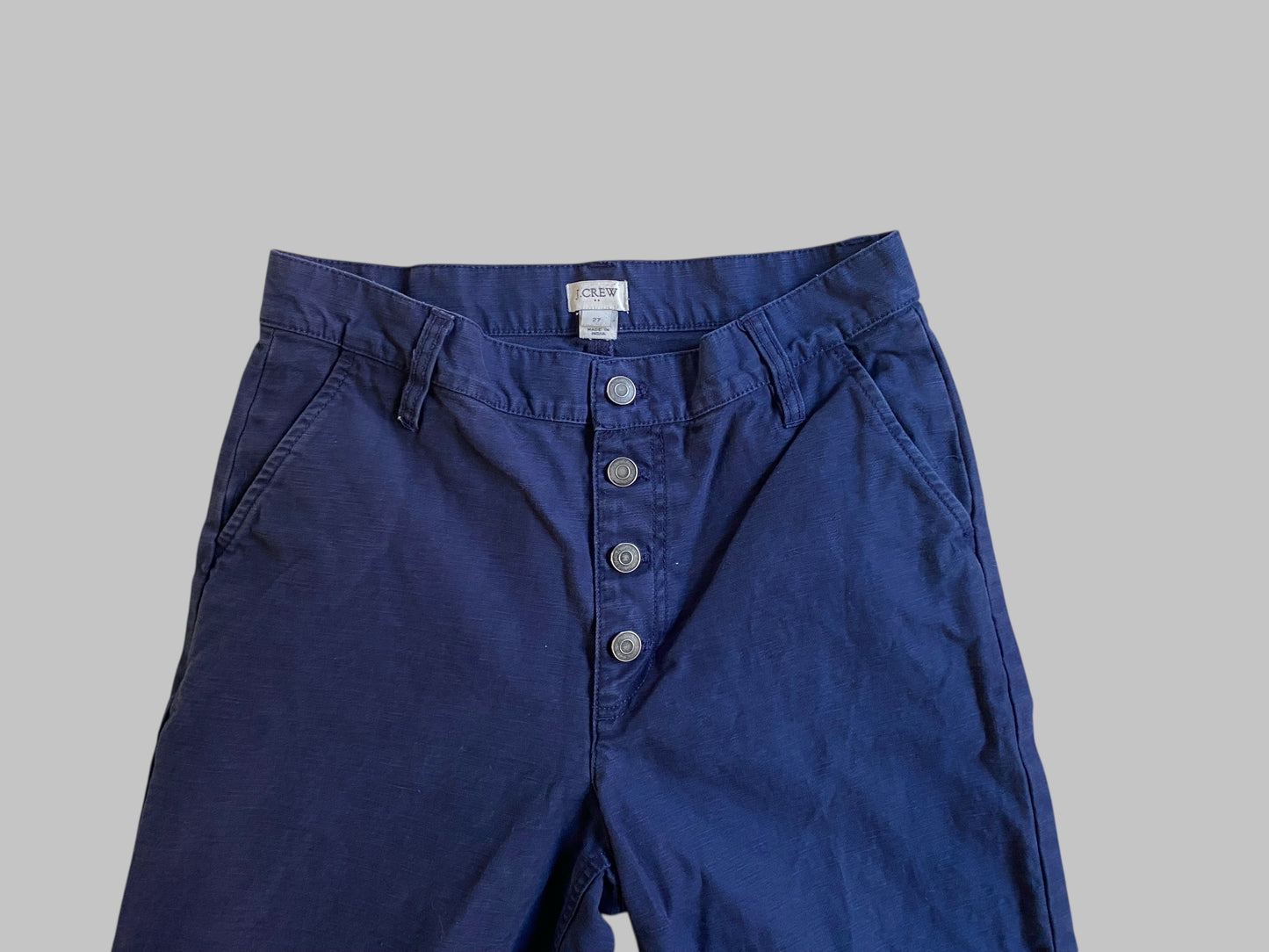 Navy cotton pants 27 women’s | J. Crew