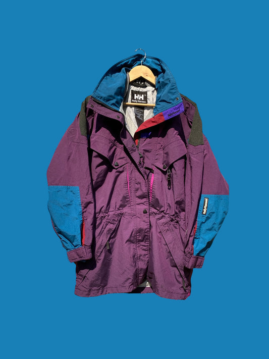 Vintage 80s Helly Hansen Purple Jacket size adult medium/large
