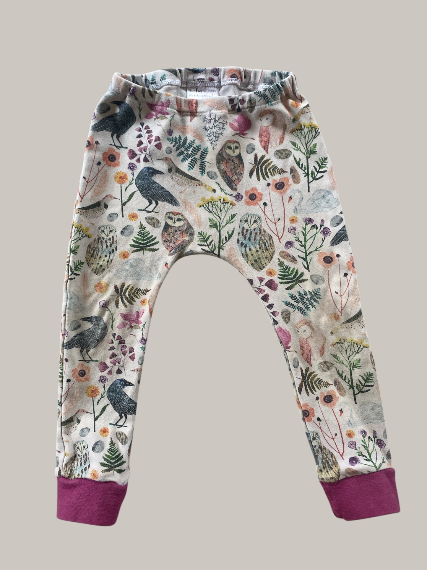 Organic cotton leggings 12–8m | Olive Me Handmade