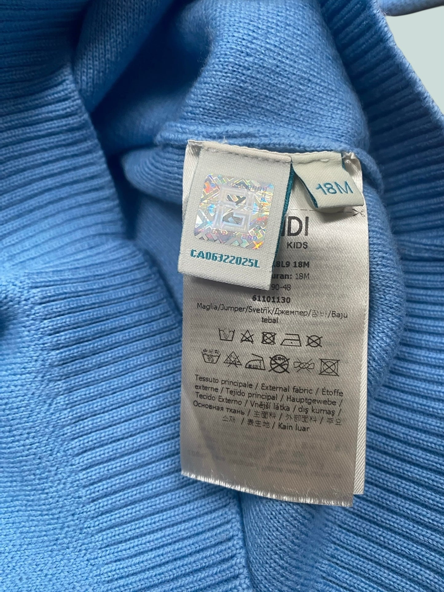 Wool knit sweater 18m | Fendi