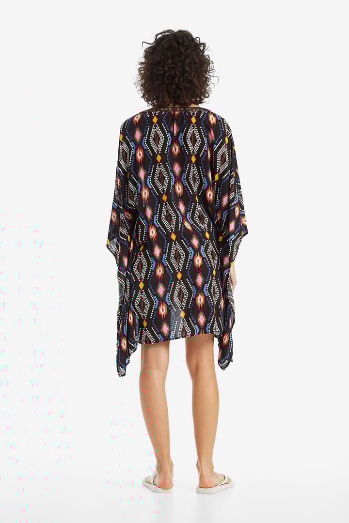 Oversized viscose kimono women's large |Desigual