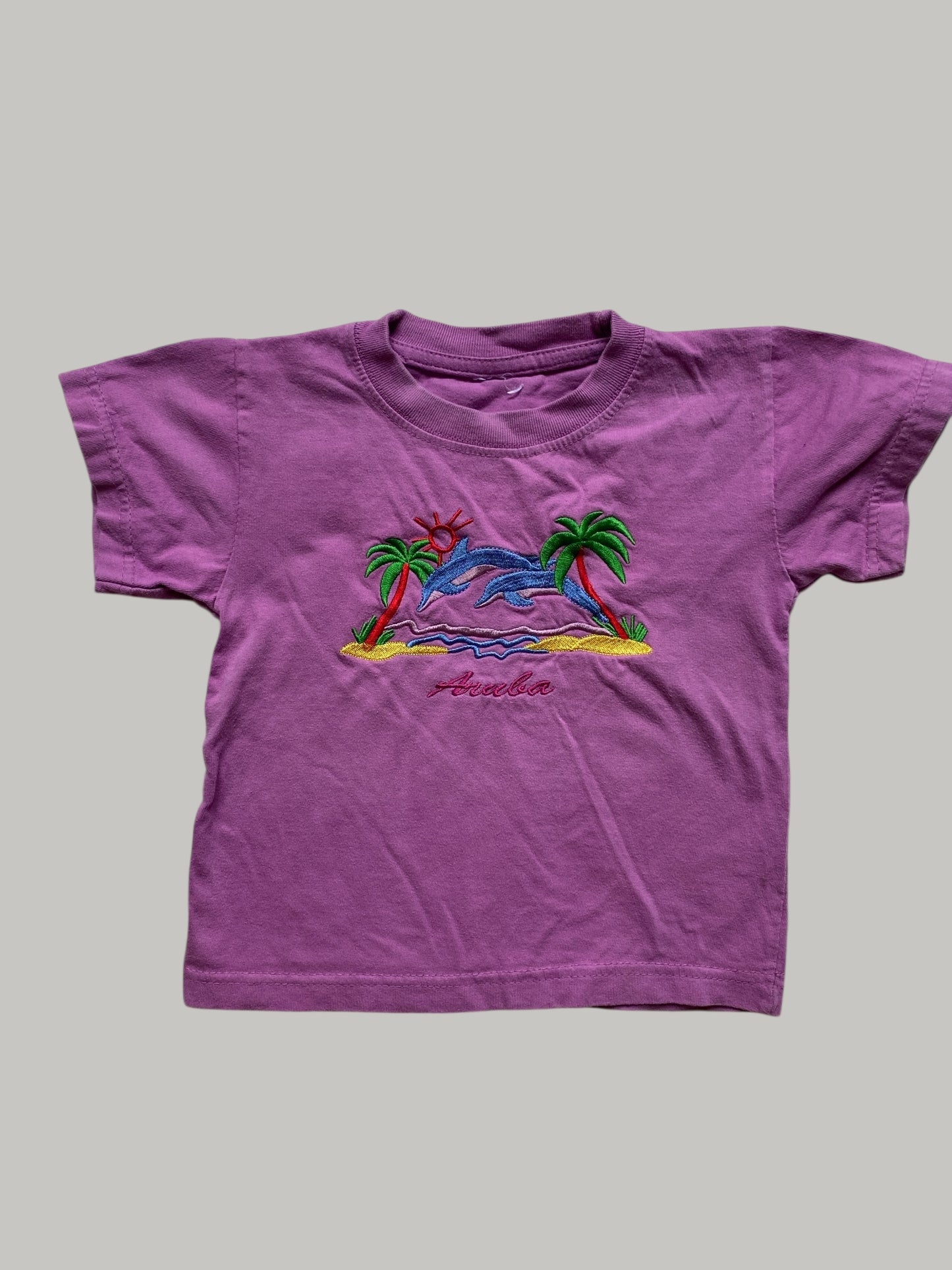 Vintage cotton Aruba t-shirt ~3-4Y