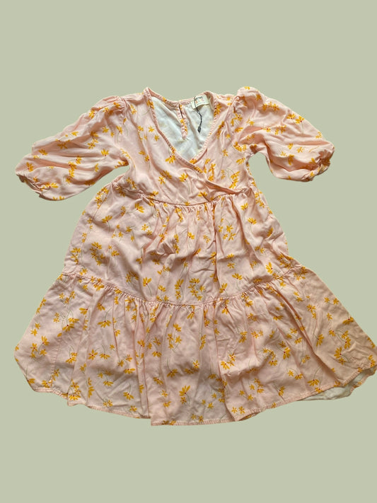 Viscose flower dress 7-8Y | Koton