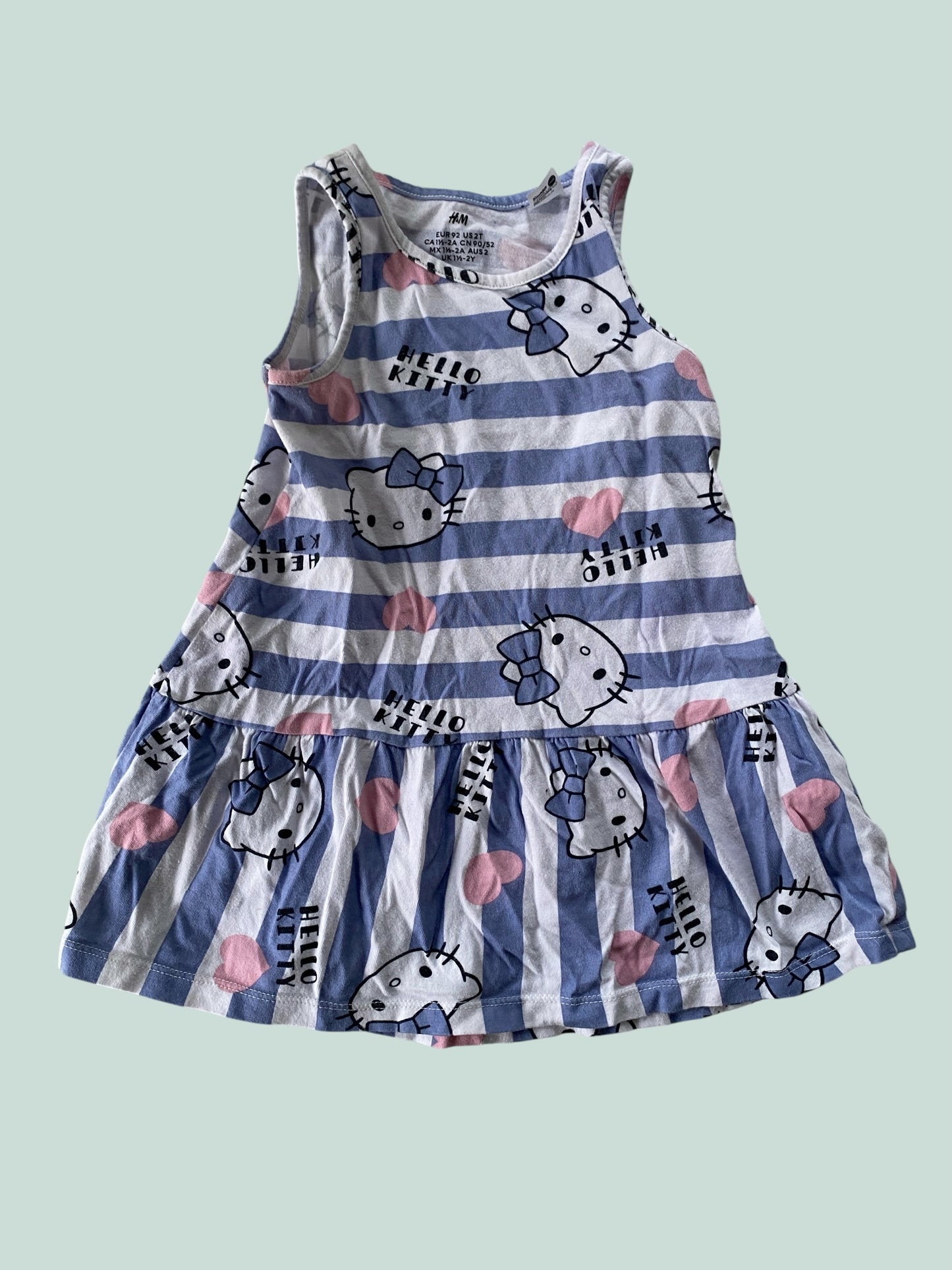 Cotton Hello Kitty dress 2Y | H&M