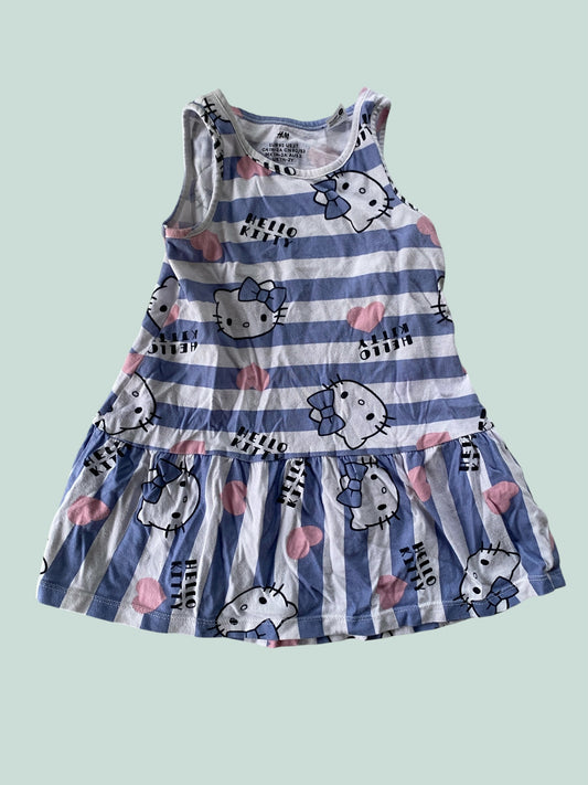 Cotton Hello Kitty dress 2Y | H&M