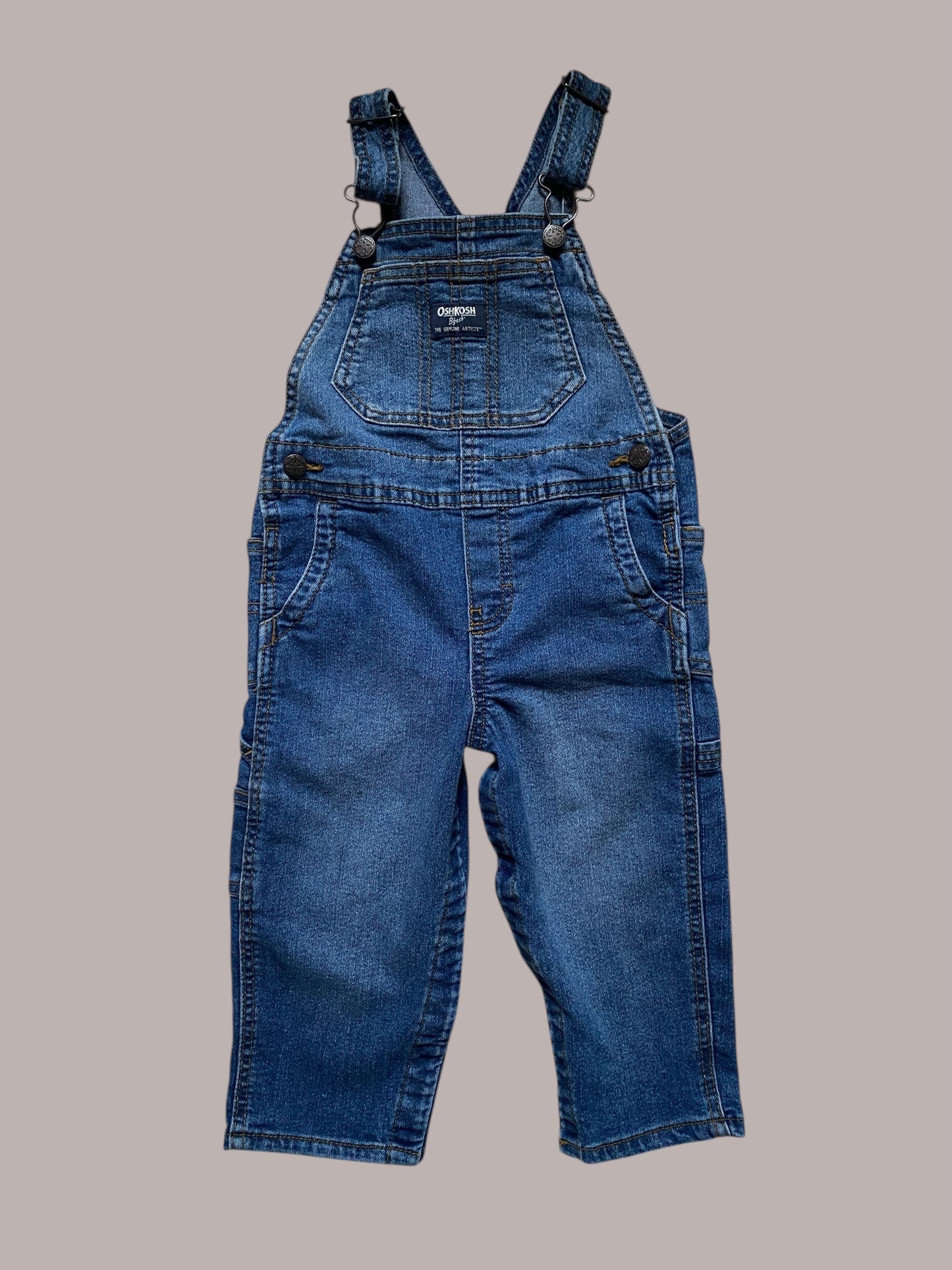 Cotton blend denim overalls 24m | OshKosh