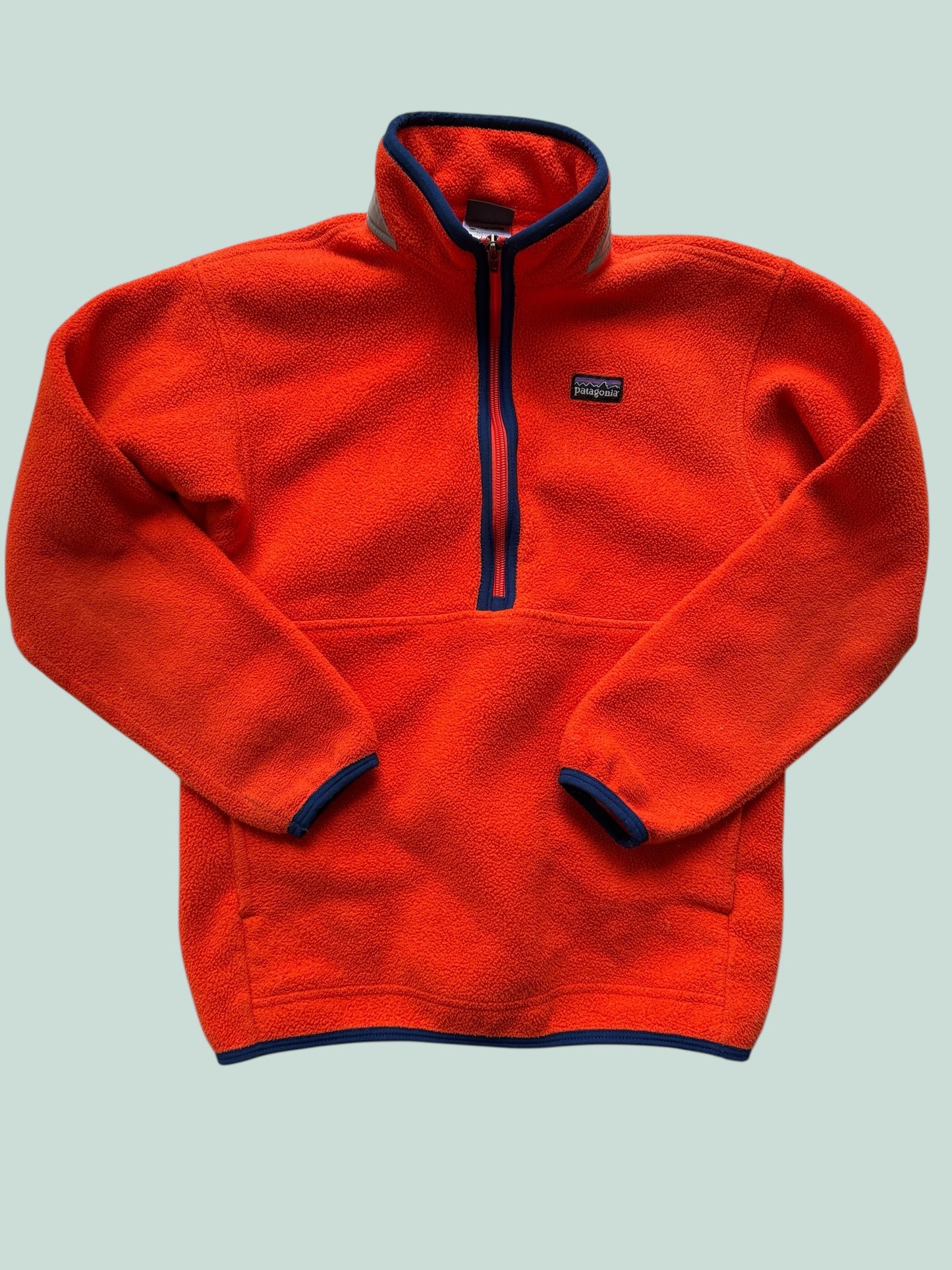 Bright orange Synchilla fleece pullover 10Y | Patagonia