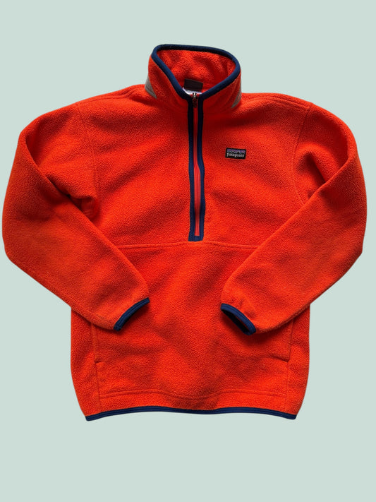 Bright orange Synchilla fleece pullover 10Y | Patagonia
