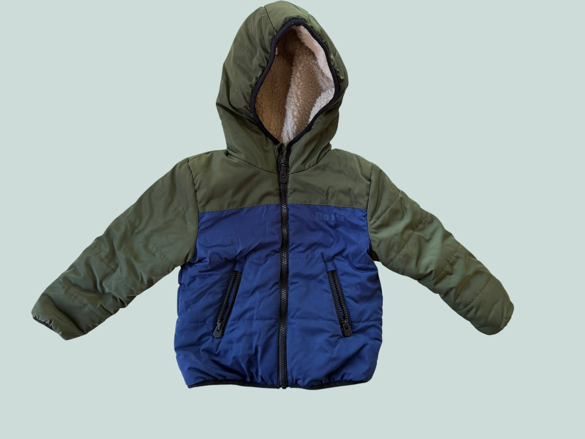 Reversible sherpa lines jacket 3Y | Roots