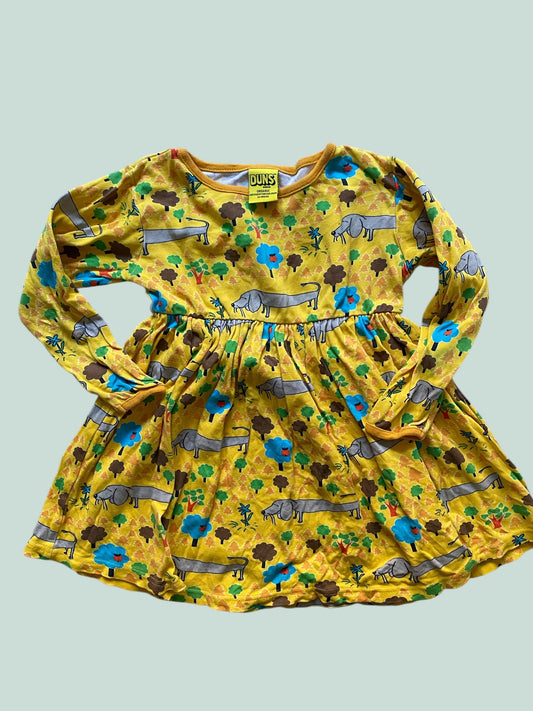 Organic cotton dog dress 3-4Y | Duns Sweden