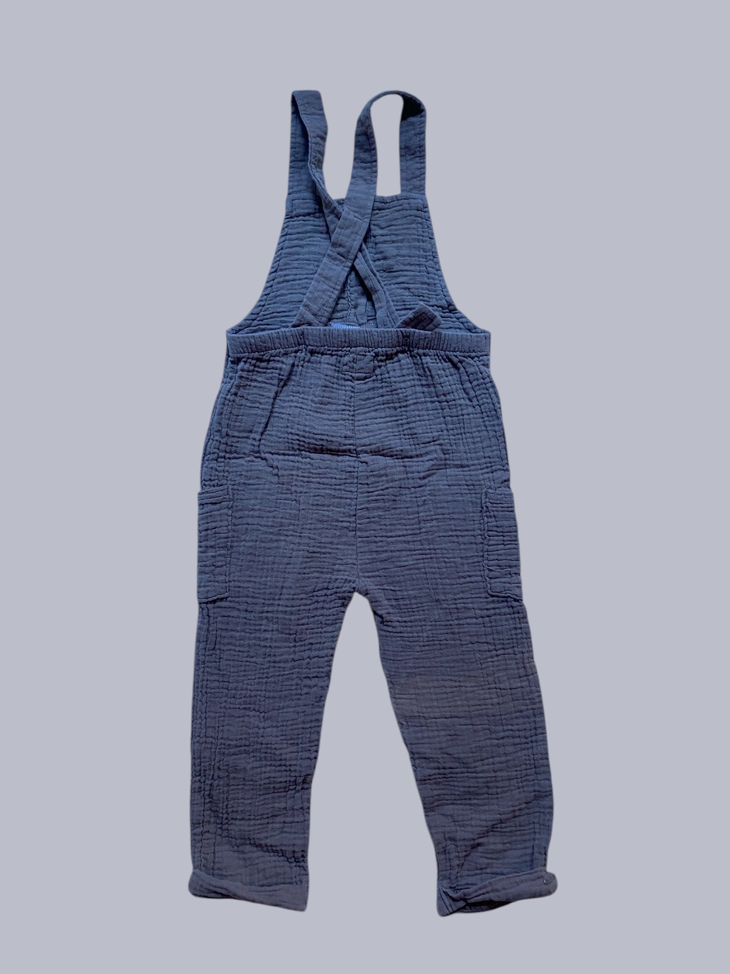 Organic cotton muslin overalls 4Y | Little Planet by Carter's