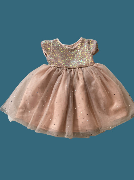 Sequin sparkly tulle dress 2Y | Blueberi Boulevard
