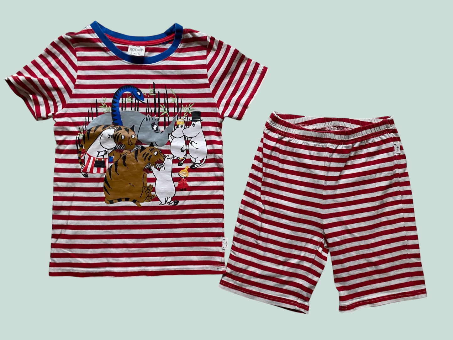 Organic cotton Moomin shorty pj set 4-5Y | Martinex