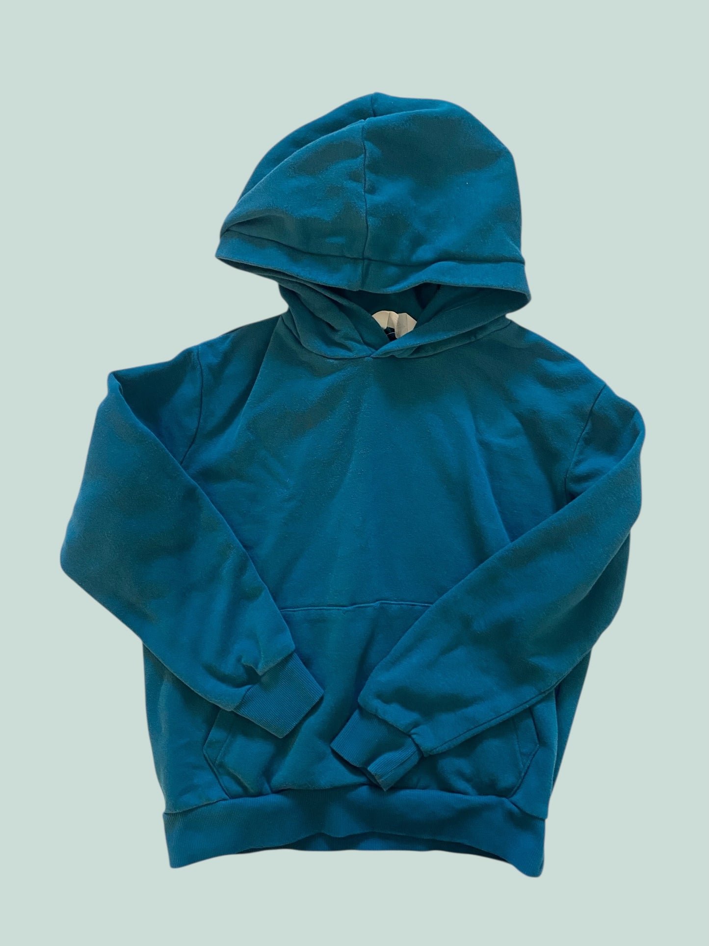 Teal cotton blend hoodie 8-10Y | H&M