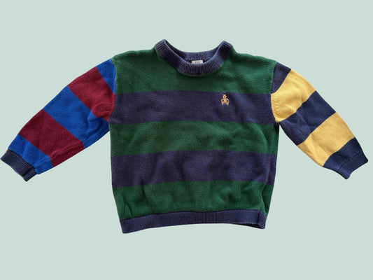 Cotton knit bear sweater 18-24m | Gap