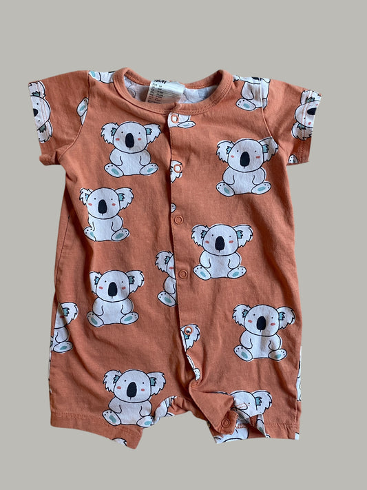Cotton koala shorty romper  4-6m | H&M