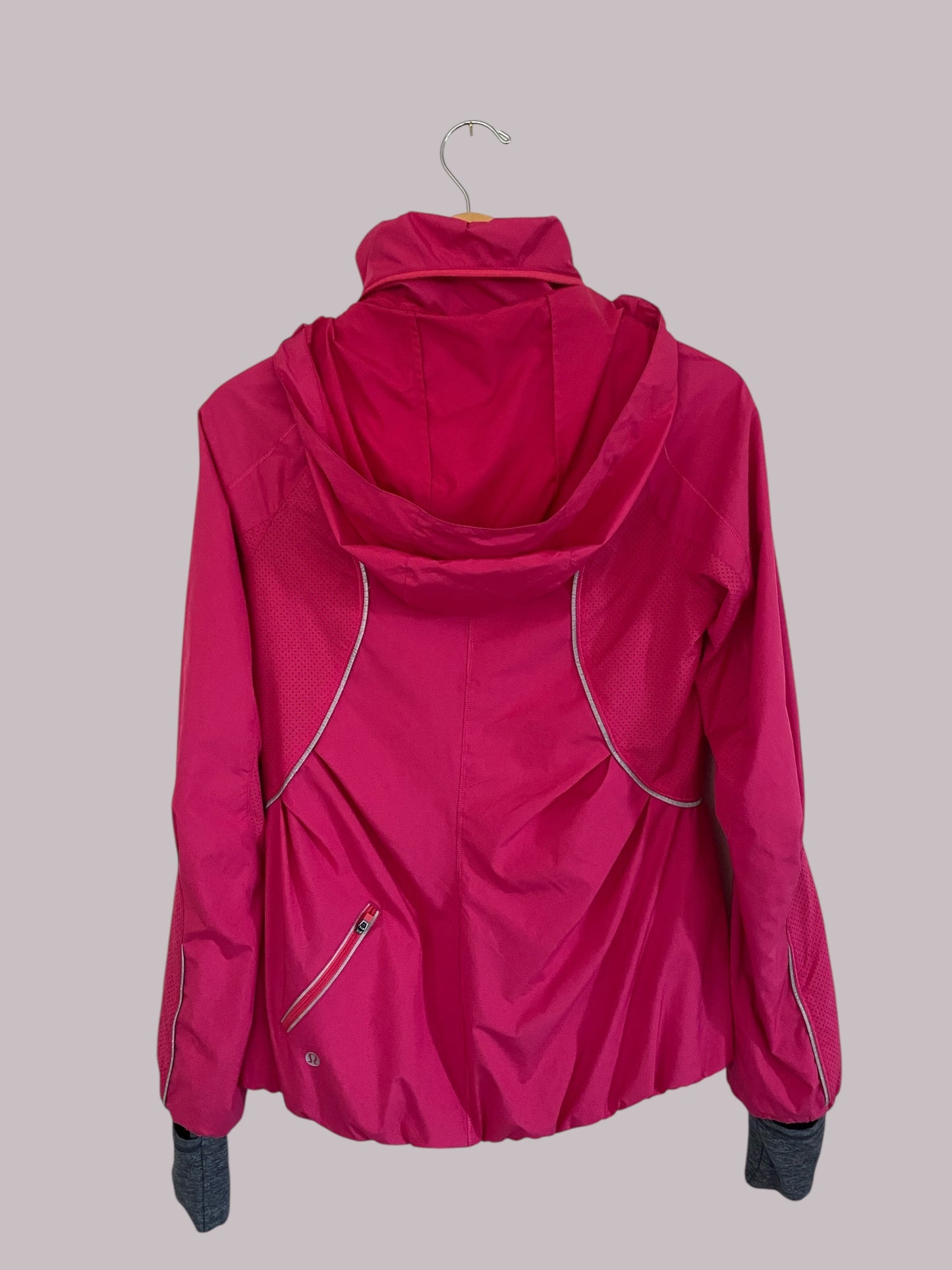 Hot pink running jacket women's 6US | Lululemon
