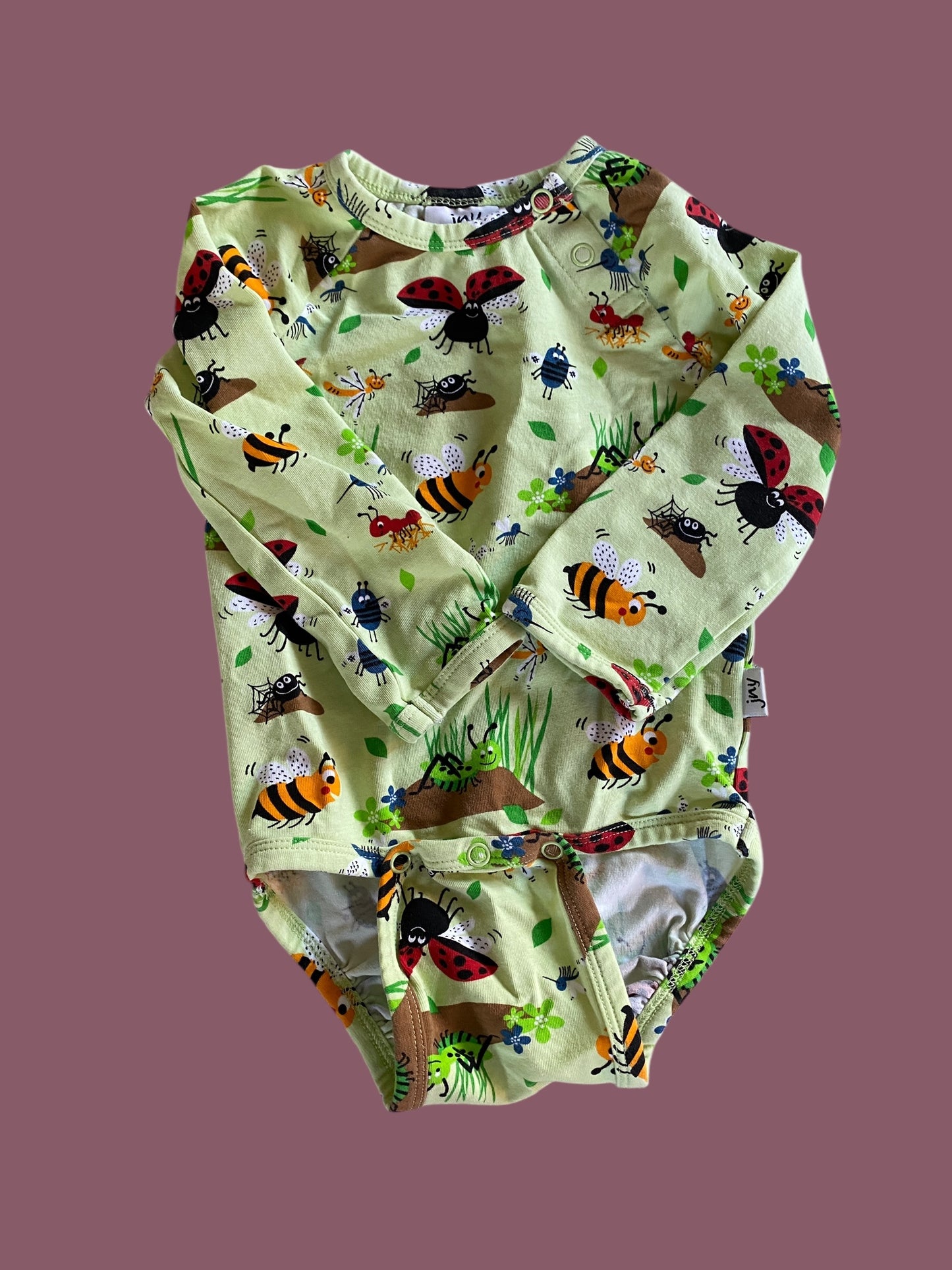 Bugs organic cotton onesie 6-9m (74) | JNY