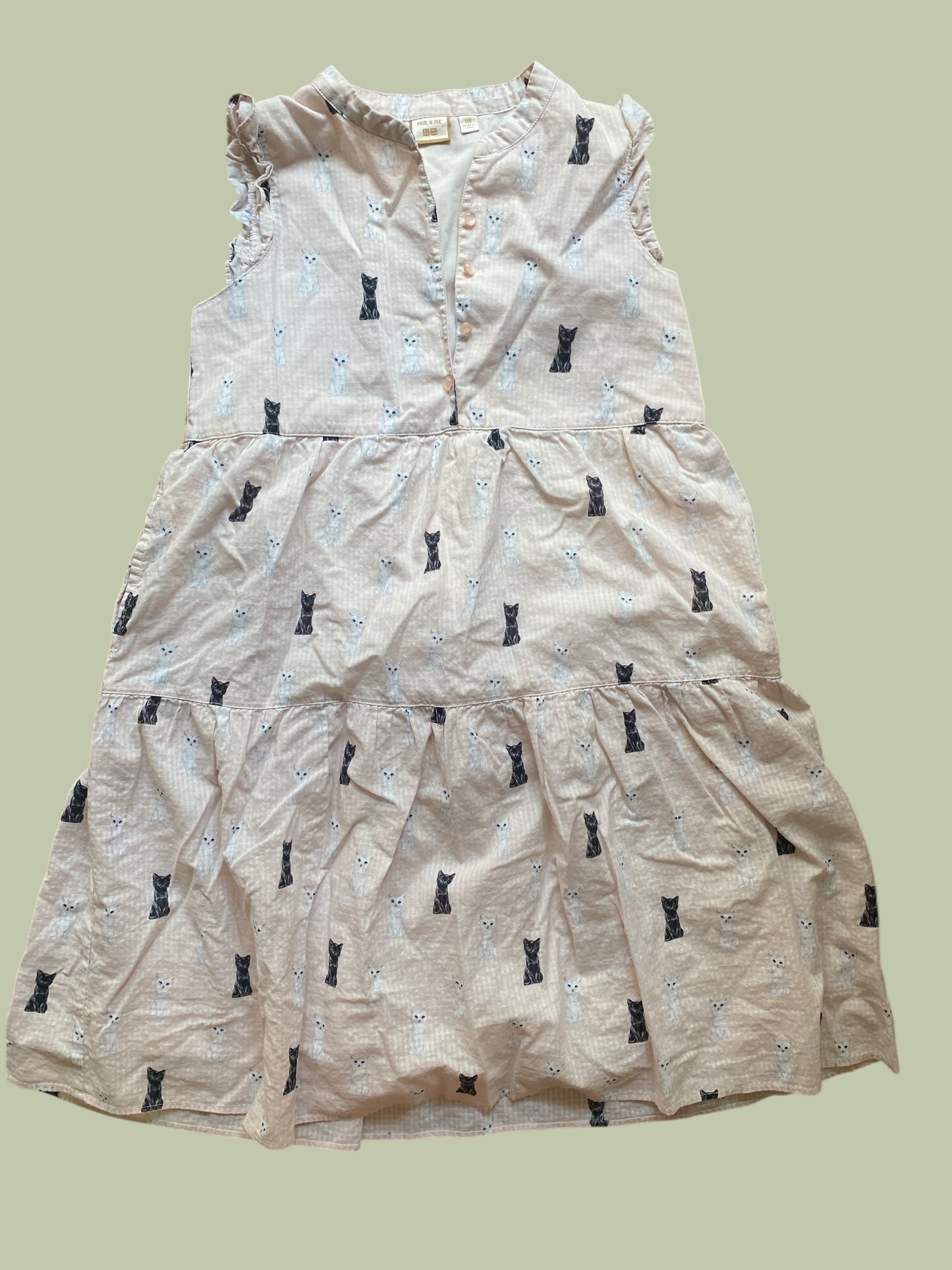Cotton cat dress size 9-10Y | Paul & Joe x Uniqlo