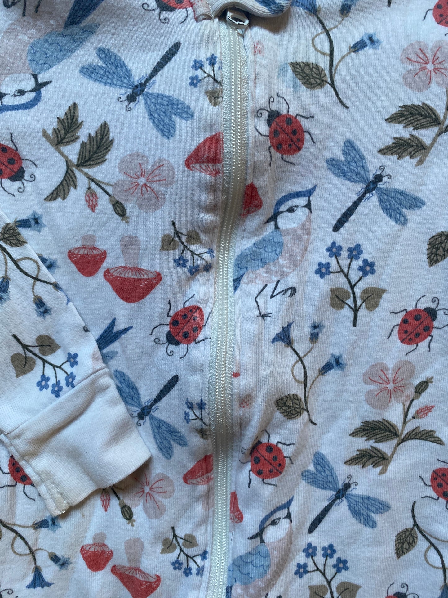 Cotton bird and bugs sleeper 3Y | Old Navy