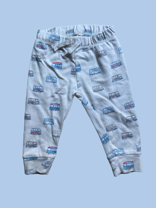 Cotton bus baby pants 3-6m | Pehr for Indigo