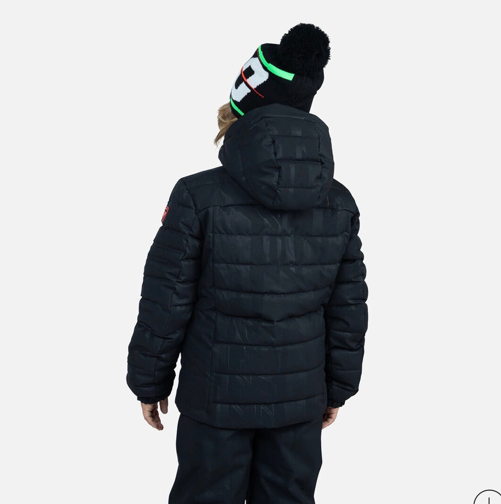 Black winter ski jacket "Rapide Hero' 14Y | Rossignol