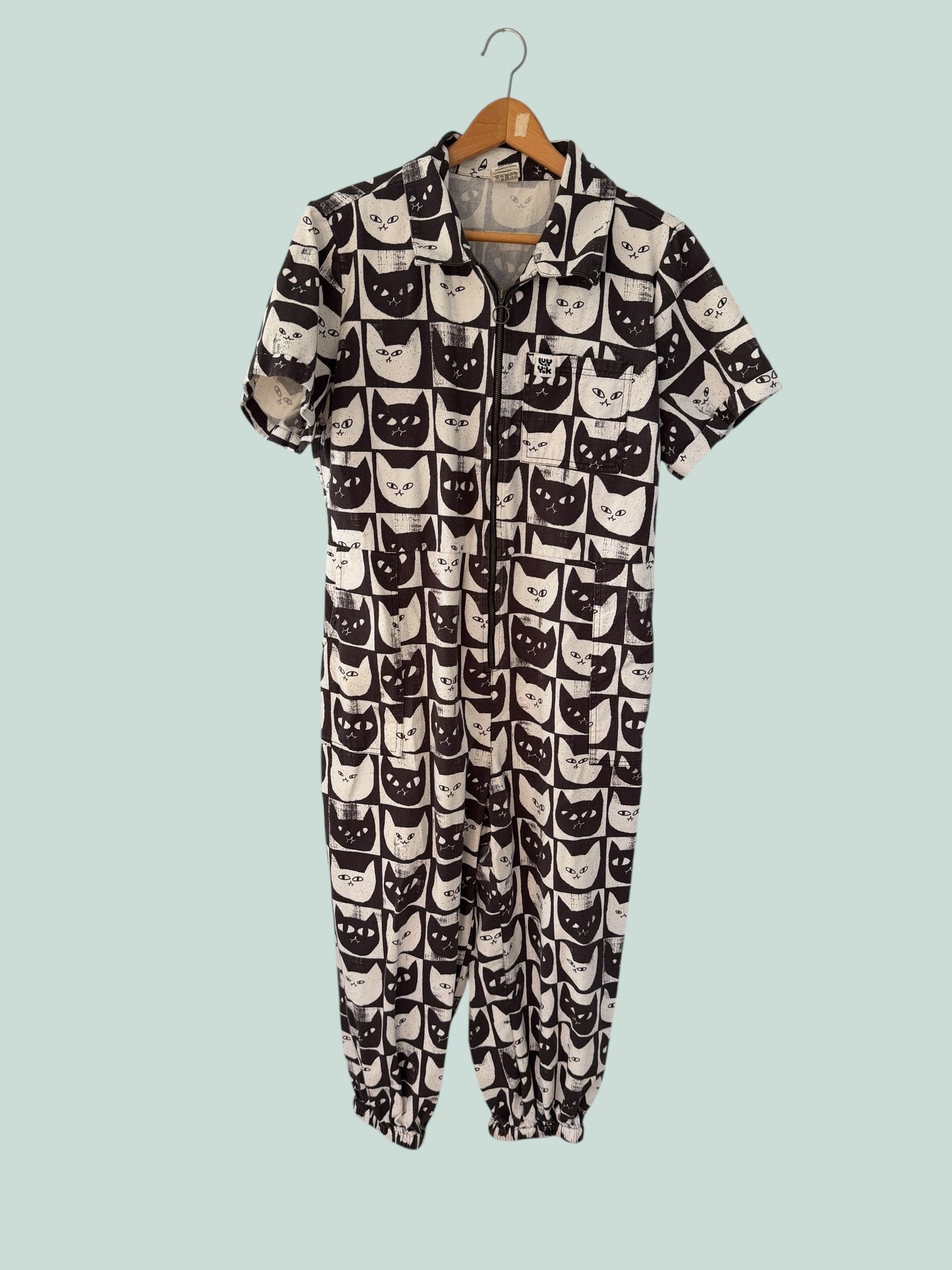 Cotton cat jumpsuit  US14/UK 18 |  Lucy and Yak + Eniko Ragan