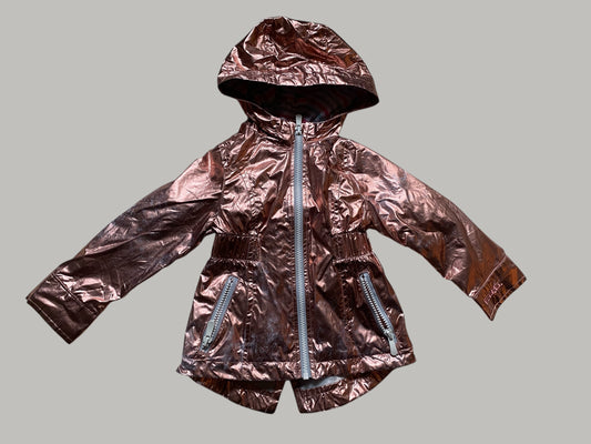 Shimmering rose rain coat 2-3Y | London Fog