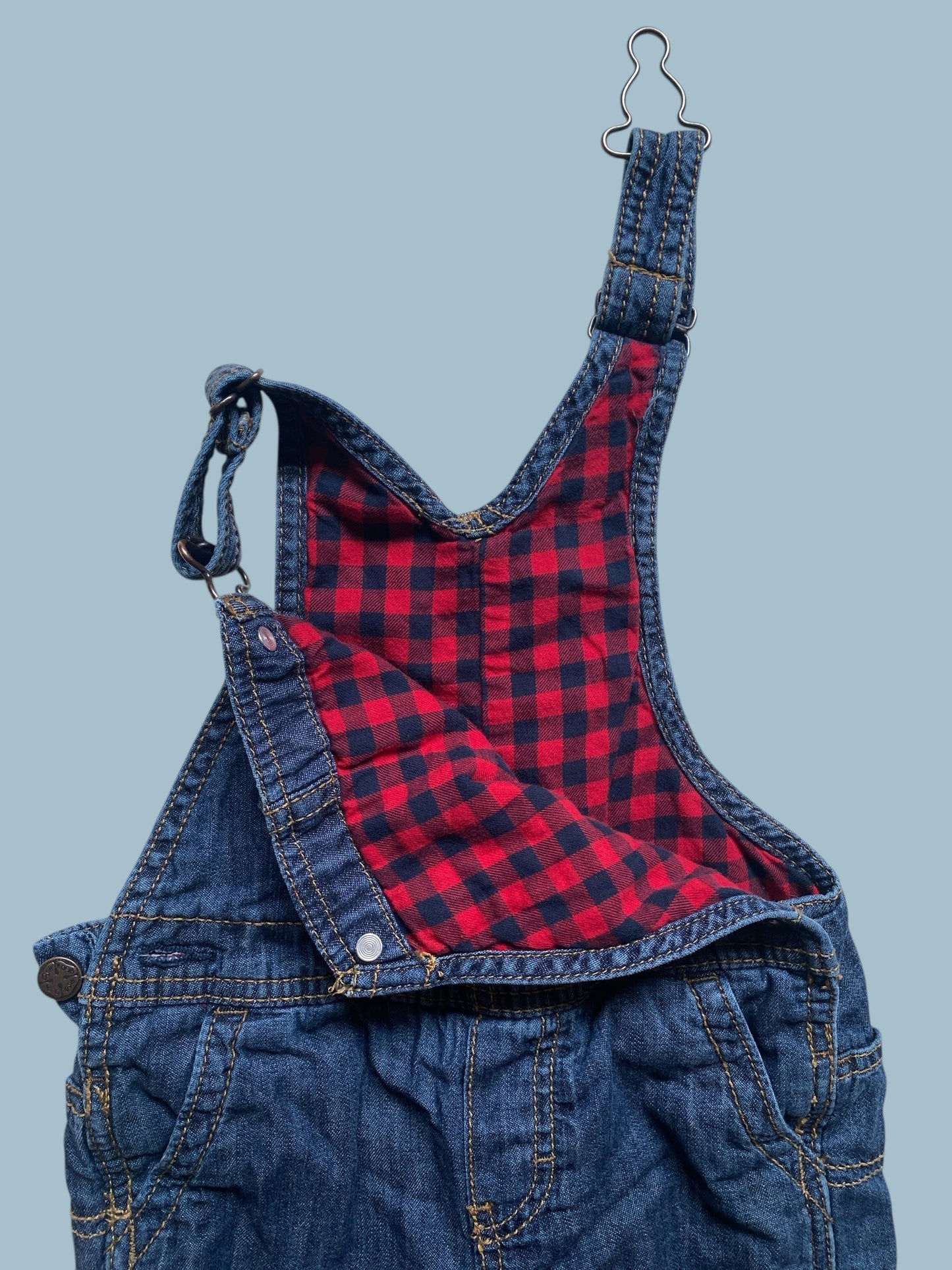 Denim lined cotton overalls 24m | Oshkosh
