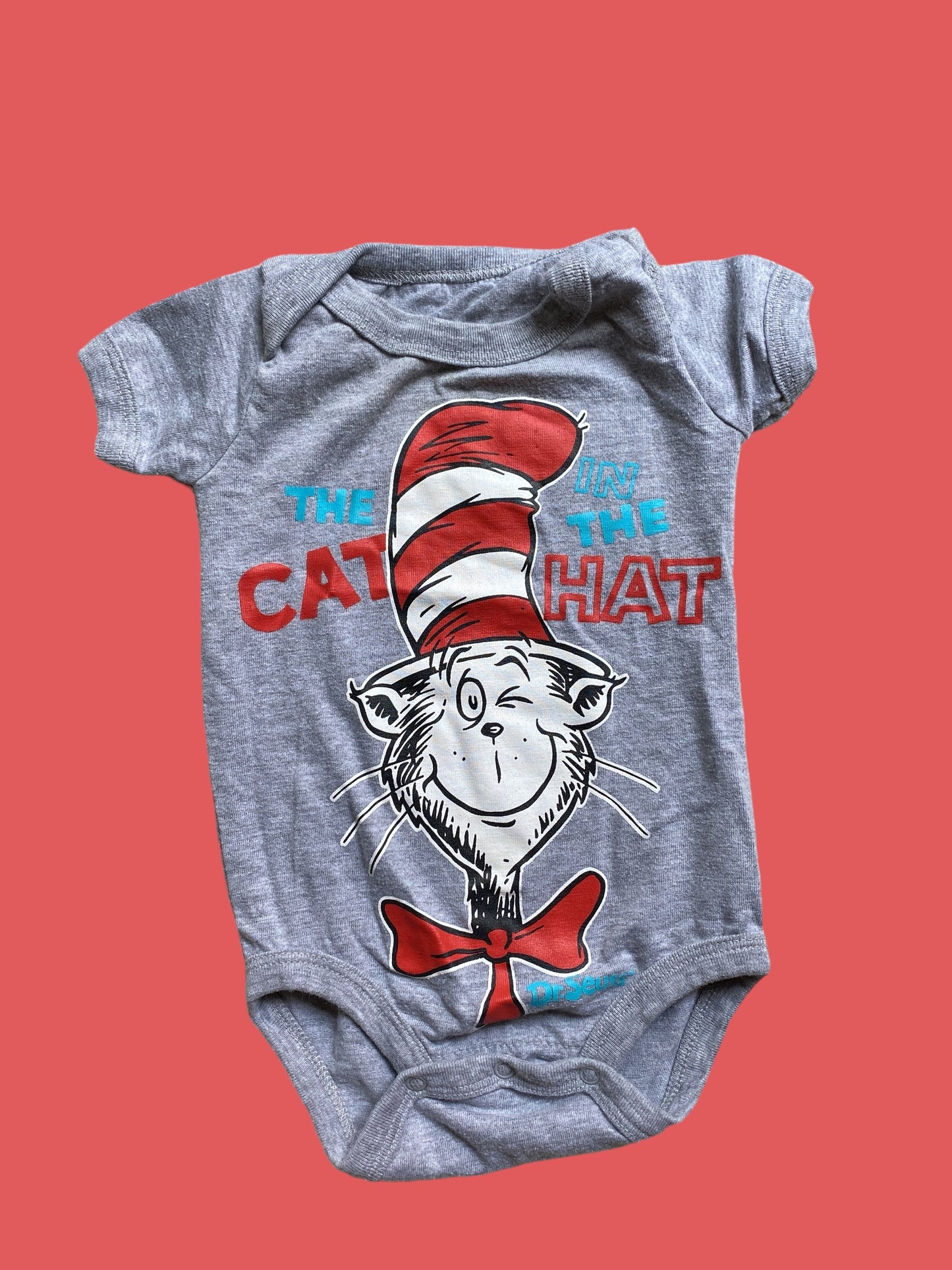 Cat in the hat onesie 3m | Dr Seuss